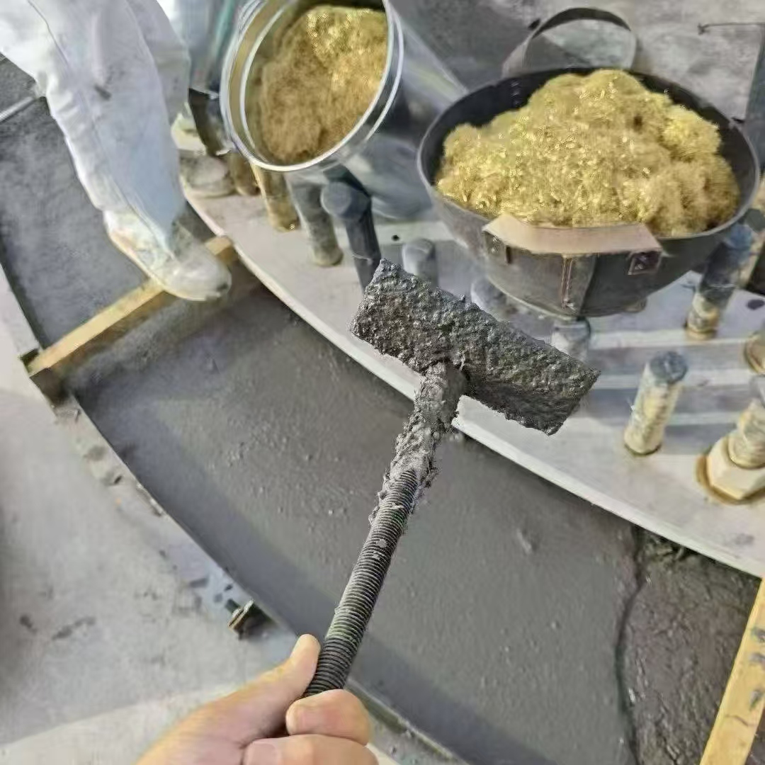 靖远C120钢纤维高强无收灌浆料 轧机压缩机汽轮机发电机锻压设备底座灌浆材料